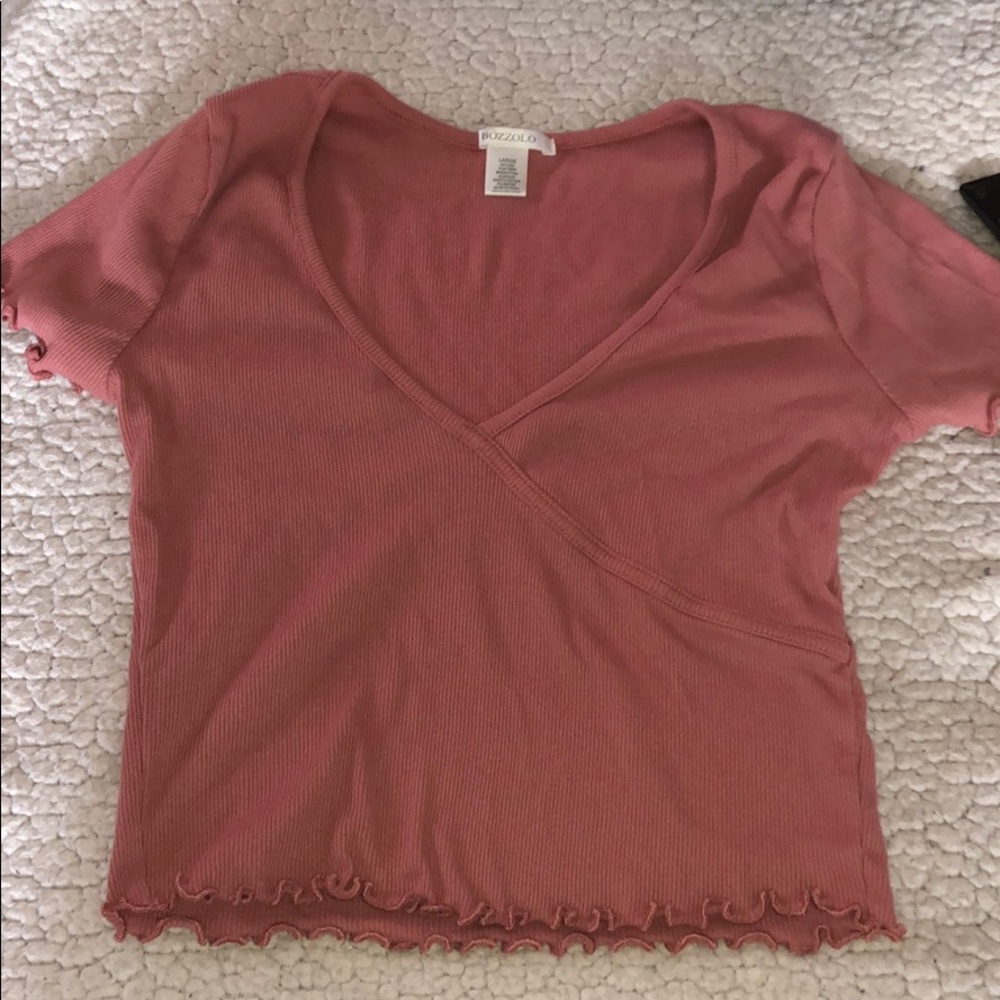 Dusty rose crop too